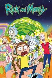 Poster, Affisch Rick & Morty - Group