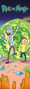 Poster, Affisch Rick and Morty - Portal, (53 x 158 cm)