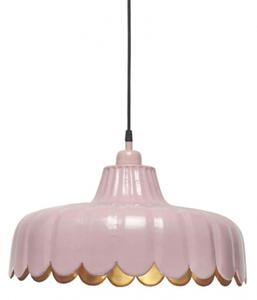 Wells taklampa rosa/guld 43