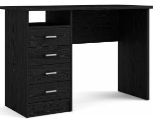 Function Plus skrivbord 110 x 48,5 x 76 cm - Svart ask