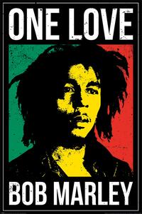 Poster, Affisch Bob Marley - One Love