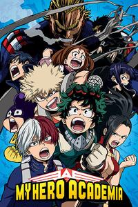 Poster, Affisch My Hero Academia - Cobalt Blast Group