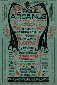 Poster, Affisch Fantastiska vidunder: Grindelwalds brott - Le Cirque Arcanus, (61 x 91.5 cm)