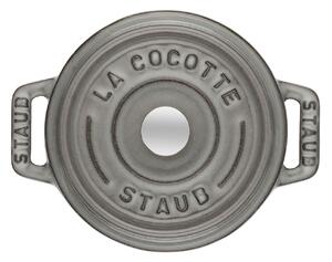 Staub La Cocotte Gryta 12 cm, Rund, Grafitgrå, Gjutjärn