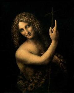 Leonardo da Vinci - Bildreproduktion St. John the Baptist, 1513-16, (30 x 40 cm)
