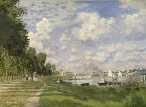 Claude Monet - Konsttryck The Marina at Argenteuil, 1872, (40 x 30 cm)