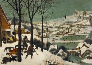 Pieter the Elder Bruegel - Bildreproduktion Hunters in the Snow (Winter), 1565, (40 x 30 cm)