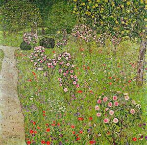 Bildreproduktion Orchard with roses, Gustav Klimt