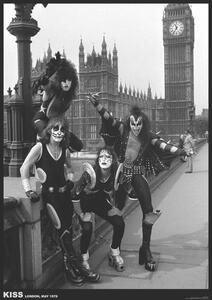 Poster, Affisch Kiss - London, May 1976