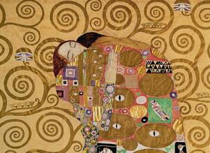 Bildreproduktion Fulfilment (Stoclet Frieze) c.1905-09, Gustav Klimt