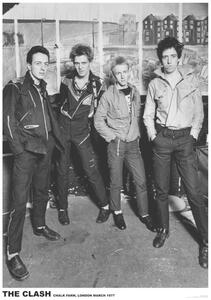 Poster, Affisch The Clash - London 1977