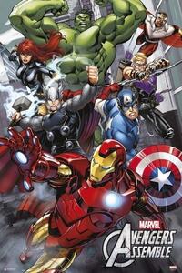 Poster, Affisch Marvel - Avengers Assemble