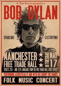 Poster, Affisch Bob Dylan - Poster, (59.4 x 84.1 cm)