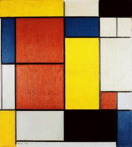 Mondrian, Piet - Konsttryck Composition II, (35 x 40 cm)
