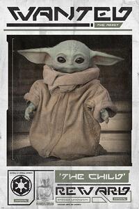 Poster, Affisch Star Wars: The Mandalorian - Wanted The Child (Baby Yoda), (61 x 91.5 cm)