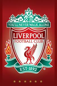Poster, Affisch Liverpool FC - Crest, (61 x 91.5 cm)
