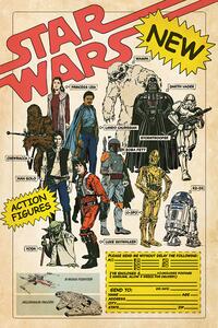 Poster, Affisch Star Wars - Action Figures