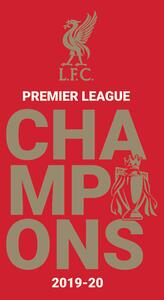 Poster, Affisch Liverpool FC - Champions 2019/20 Logo, (61 x 91.5 cm)