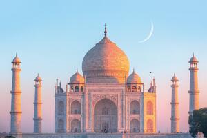 Poster, Affisch Taj Mahal - Sunset, (91.5 x 61 cm)