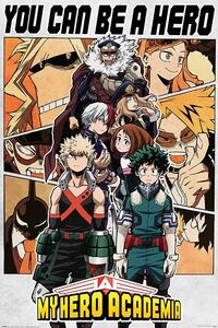 Poster, Affisch My Hero Academia - Be a Hero, (61 x 91.5 cm)