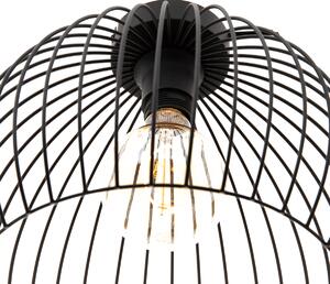Moderne hanglamp zwart 30x26 cm E27 - Koopa