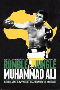 Poster, Affisch Muhammad Ali - Rumble in the Jungle, (61 x 91.5 cm)