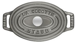 Staub La Cocotte Minigryta 11 cm, Oval, Grafitgrå, Gjutjärn