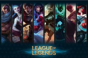 Poster, Affisch League of Legends - Champions, (91.5 x 61 cm)