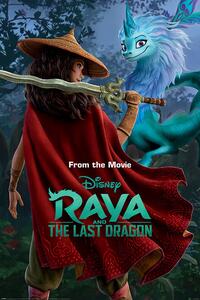 Poster, Affisch Raya and the Last Dragon - Warrior in the Wild, (61 x 91.5 cm)