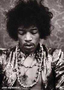 Poster, Affisch Jimi Hendrix - Hollywood 1967, (59.4 x 84.1 cm)