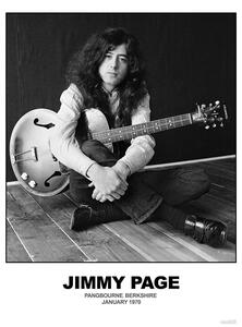 Poster, Affisch Jimmy Page - January 1970 Berkshire, (59.4 x 84.1 cm)