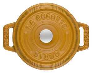Staub La Cocotte Minigryta 10 cm, Rund, Senap, Gjutjärn