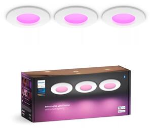 Philips -KIT 3x LED RGBW Dimbar badrumsbelysning Hue SLIM LED/8,3W/230V