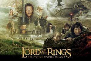 Konsttryck The Lord of the Rings - Trilogi, (40 x 26.7 cm)