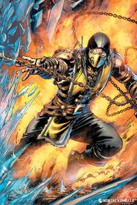 Poster, Affisch Mortal Kombat - Scorpion