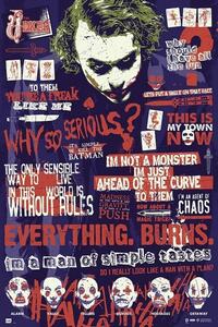 Poster, Affisch Joker - Quotes