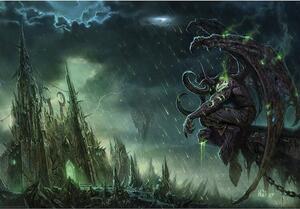 Poster, Affisch World of Warcraft - Illidan Stormrage, (91.5 x 61 cm)