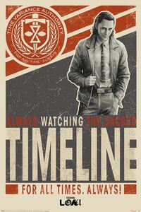 Poster, Affisch Loki - Timeline
