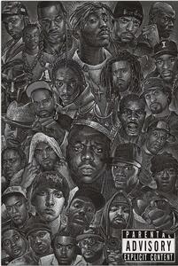 Poster, Affisch Hip Hop - All Stars