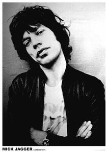Poster, Affisch Mick Jagger - London 1975, (59.4 x 84.1 cm)
