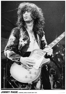 Poster, Affisch Jimmy Page - Earls Court May 1975, (59.4 x 84.1 cm)