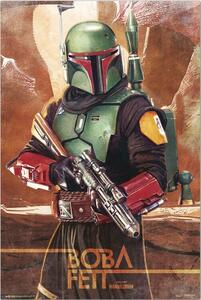 Poster, Affisch Star Wars: The Mandalorian - Boba Fett