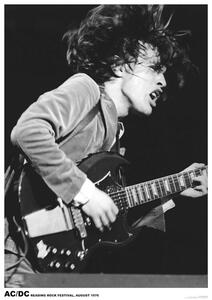 Poster, Affisch Angus Young - Reading Rock Festival, (59.4 x 84.1 cm)