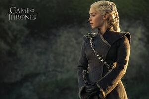 Konsttryck Game of Thrones - Daenerys Targaryen, (40 x 26.7 cm)