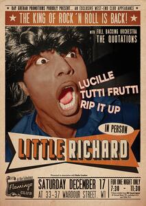 Poster, Affisch Little Richard Flamingo - Club Wardour St, (59.4 x 84.1 cm)