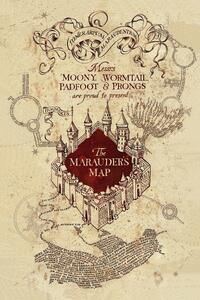 Konsttryck Harry Potter - Marodörkartan, (26.7 x 40 cm)