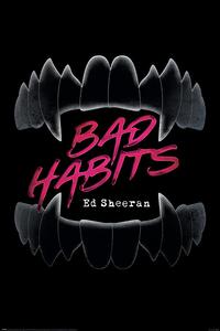 Poster, Affisch Ed Sheeran - Bad Habits, (61 x 91.5 cm)