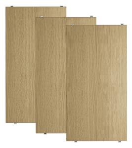String - Hyllplan 58x30cm 3-pack ek - Hyllor & Hyllsystem - Träfärgad - Trä
