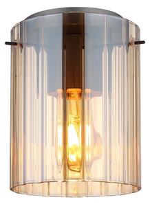 Globo 15904DA - Taklampa TULIVAR 1xE27/40W/230V diameter 18 cm brun