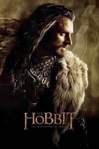 Konsttryck Hobbit - Thorin, (26.7 x 40 cm)